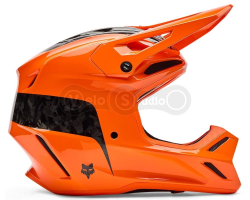 Мотошолом FOX V3 RS Mips Helmet - FRACTURE [Flo Orange], M
