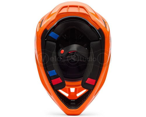 Мотошолом FOX V3 RS Mips Helmet - FRACTURE [Flo Orange], M