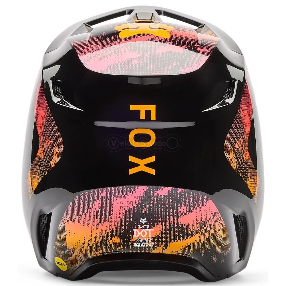Мотошлем FOX V1 Mips Helmet - KAIROS [Tangerine], L