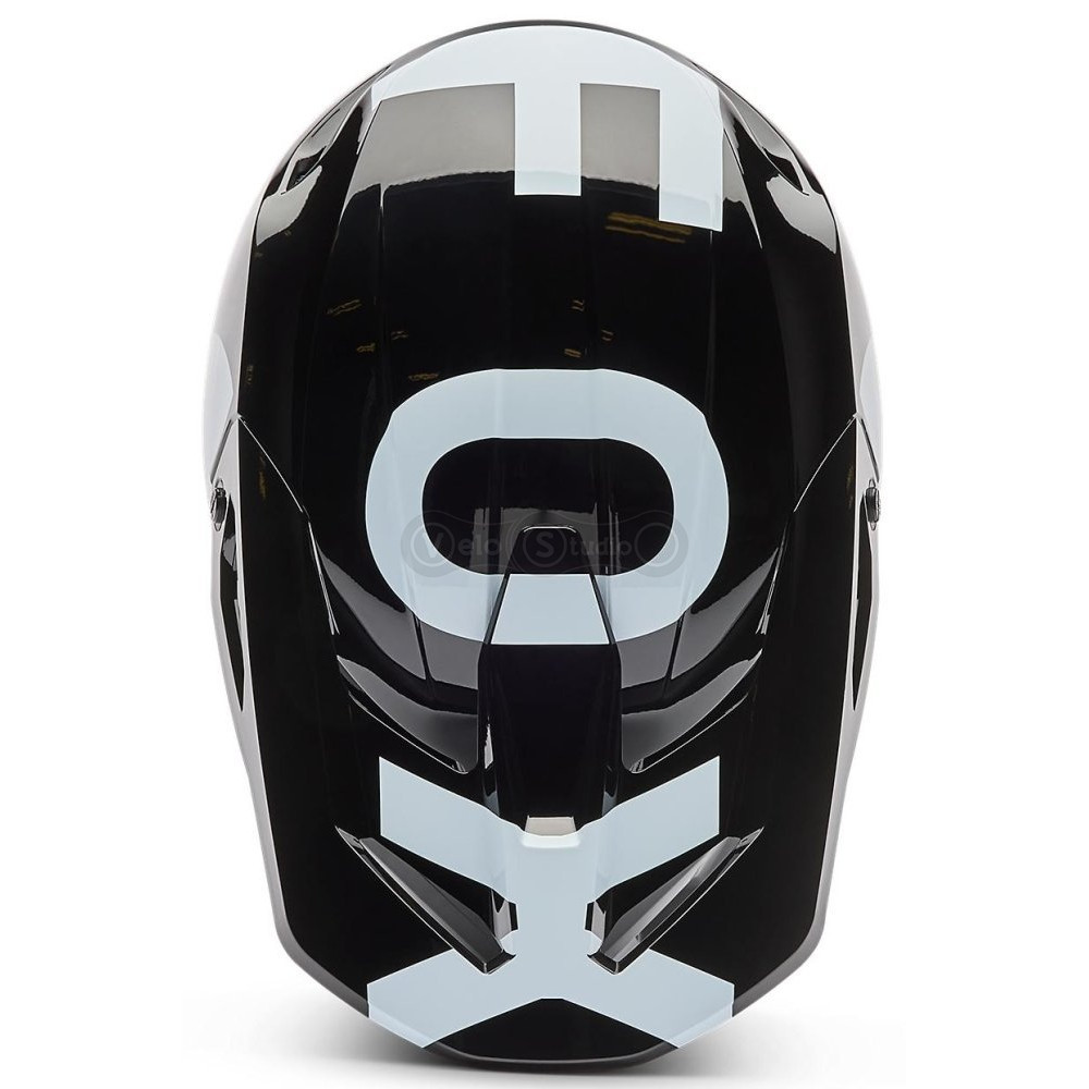 Детский мотошлем FOX YTH V1 Mips Helmet - SHIELD [Black], YS
