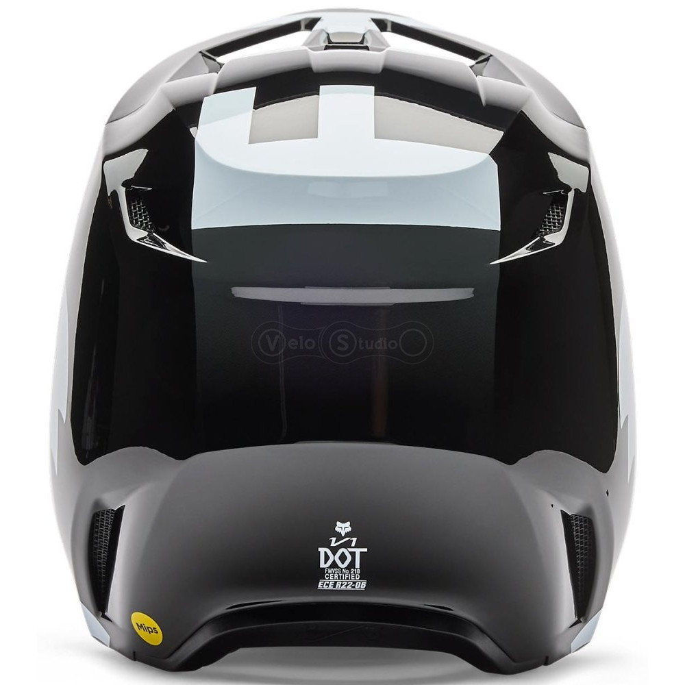Детский мотошлем FOX YTH V1 Mips Helmet - SHIELD [Black], YS