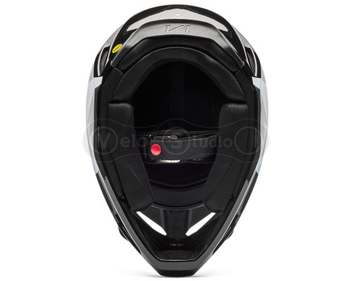 Детский мотошлем FOX YTH V1 Mips Helmet - SHIELD [Black], YS