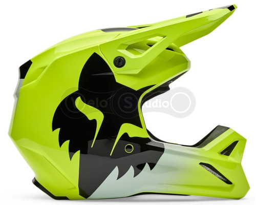 Дитячий мотошолом FOX YTH V1 Mips Helmet - SHIELD [Flo Yellow], YS