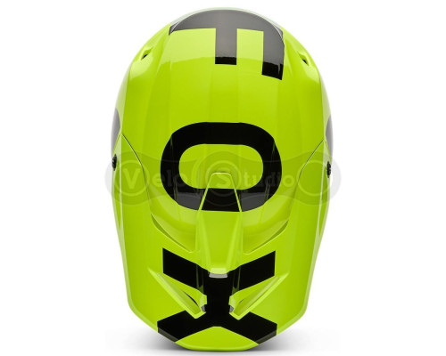 Дитячий мотошолом FOX YTH V1 Mips Helmet - SHIELD [Flo Yellow], YS