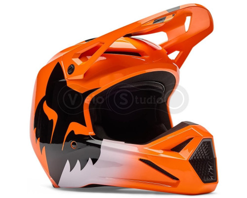 Детский мотошлем FOX YTH V1 Mips Helmet - SHIELD [Flo Orange], YS