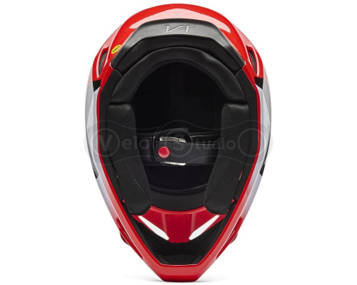 Дитячий мотошолом FOX YTH V1 Mips Helmet - SHIELD [Flo Red], YM