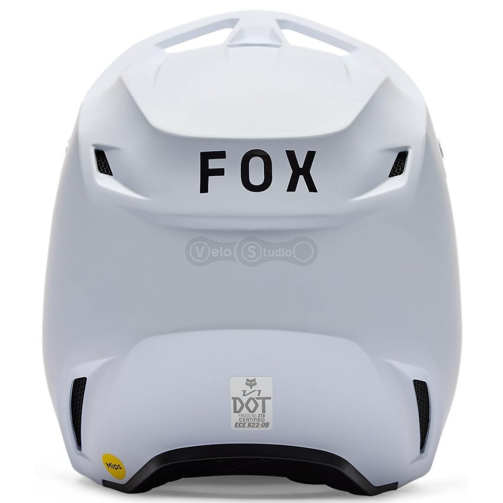 Детский мотошлем FOX YTH V1 Mips Helmet - SOLID [White], YS