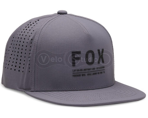 Кепка FOX TECH SnapBack Hat - NON STOP [Steel Gray], One Size