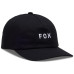Кепка FOX Adjustable Hat - WORDMARK [Black], One Size