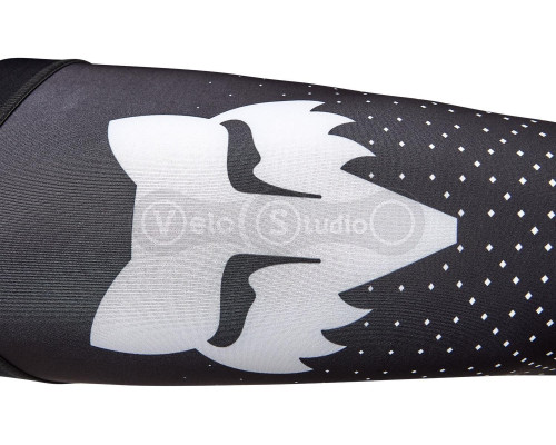 Шкарпетки FOX FLEXAIR Knee Brace Sock - FRACTURE [Black], Large