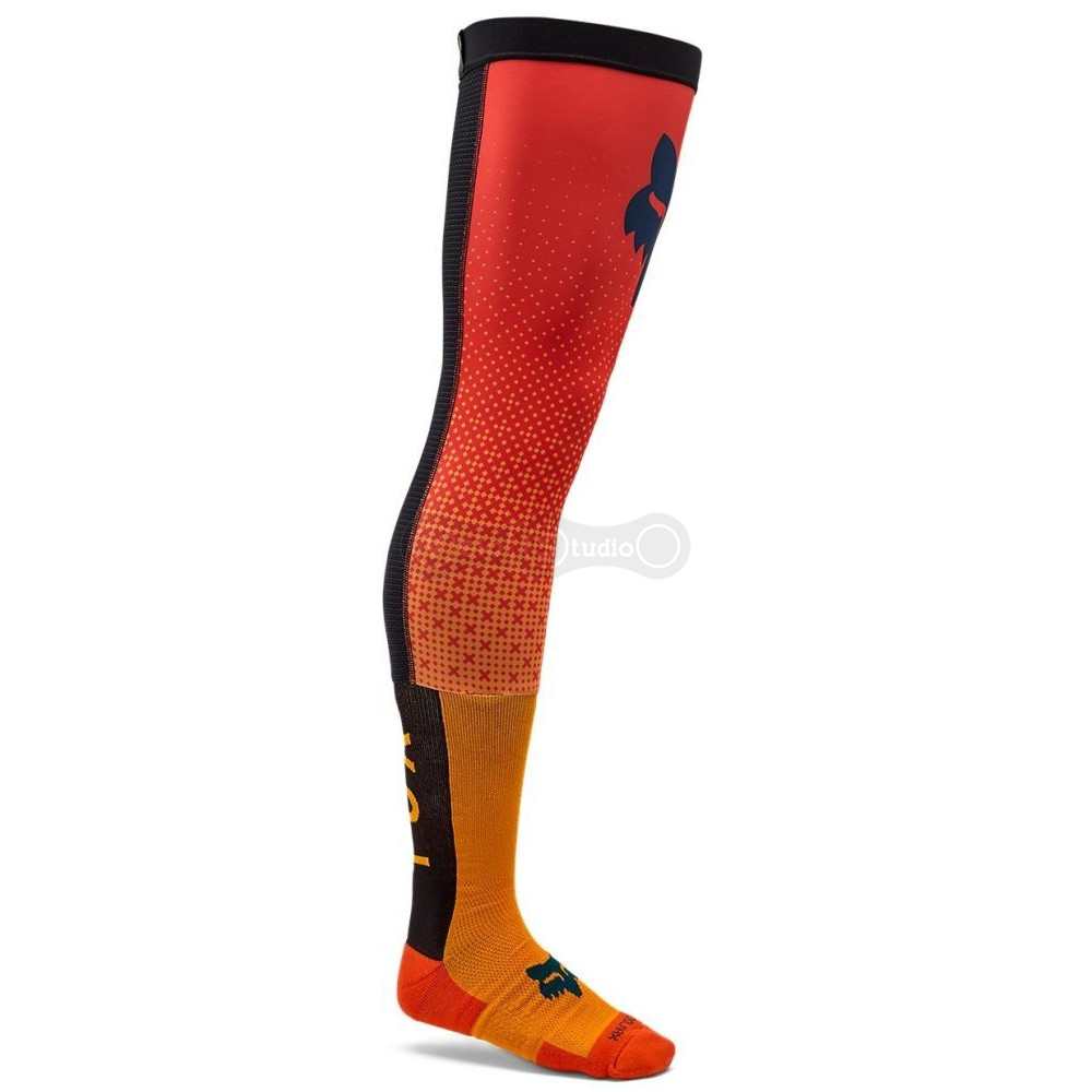 Шкарпетки FOX FLEXAIR Knee Brace Sock - FRACTURE [Tangerine], Medium