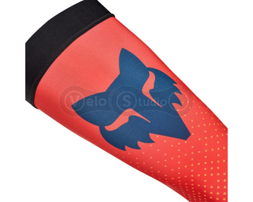Носки FOX FLEXAIR Knee Brace Sock - FRACTURE [Tangerine], Medium