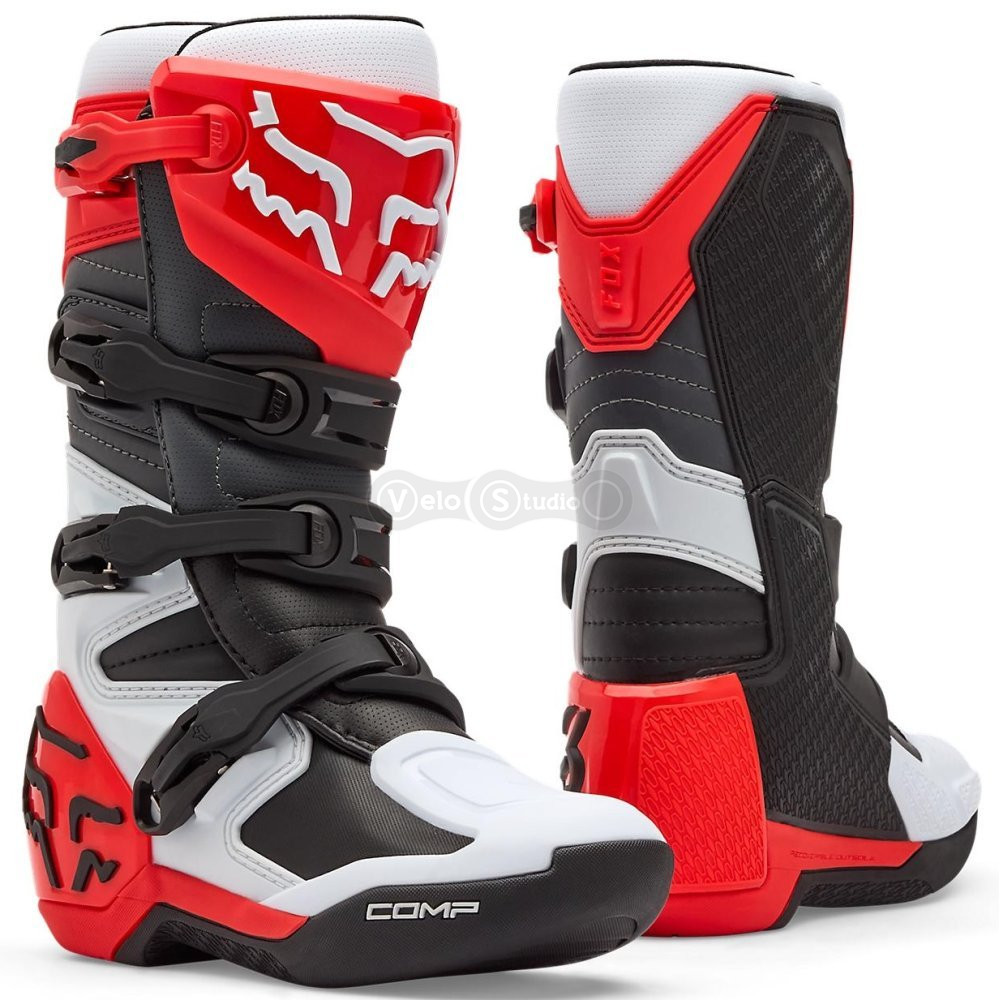 Дитячі мотоботи FOX COMP Youth Boot [Fluo Red], US1