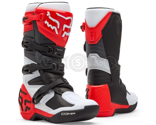 Дитячі мотоботи FOX COMP Youth Boot [Fluo Red], US1
