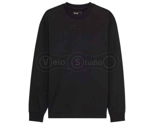 Футболка FOX OVERSIZE Long Sleeve Tee - WORDMARK [Black], XL