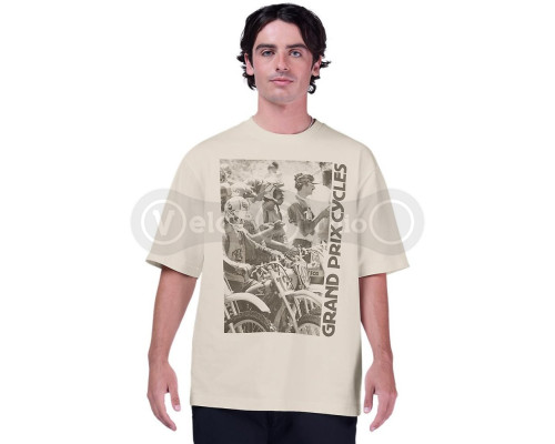 Футболка FOX OVERSIZE Short Sleeve Tee - CIRCA 74 [Off White], L