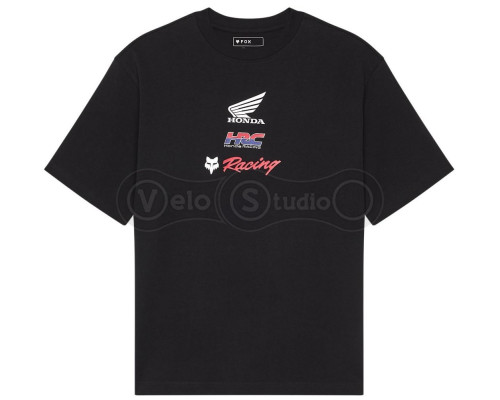 Футболка FOX OVERSIZE Short Sleeve Tee - HONDA® [Black], L