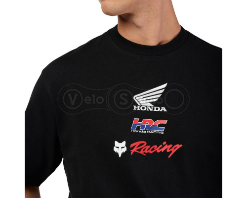Футболка FOX OVERSIZE Short Sleeve Tee - HONDA® [Black], L