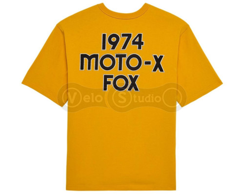 Футболка FOX OVERSIZE Short Sleeve Tee - MOTO-X [Mustard], M