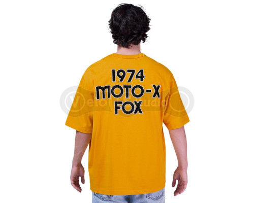 Футболка FOX OVERSIZE Short Sleeve Tee - MOTO-X [Mustard], M