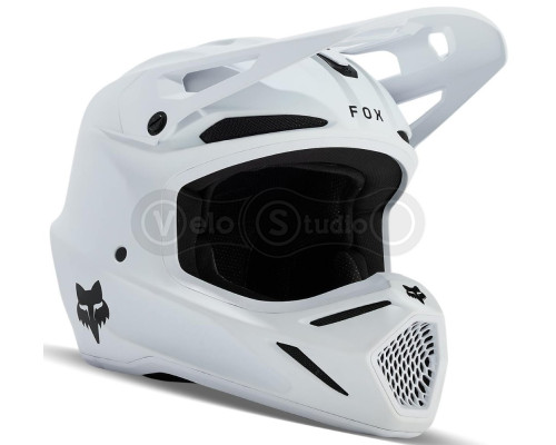Детский мотошлем FOX YTH V3 Mips Helmet - SOLID [White], YL