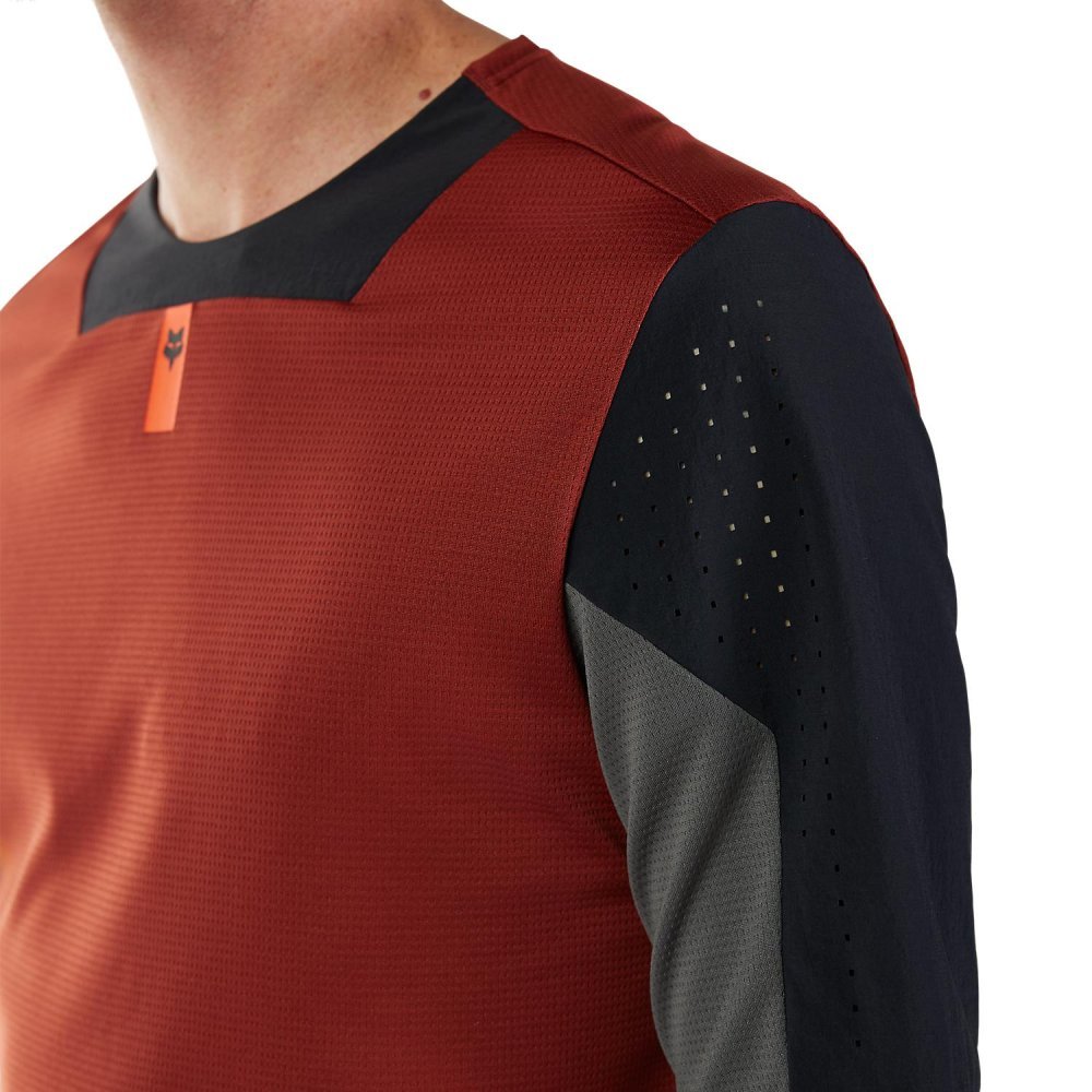 Джерси FOX DEFEND Short Sleeve Jersey [Rust], M
