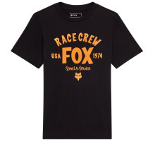 Детская футболка FOX Youth Short Sleeve Tee - SLOGAN [Black], YXL