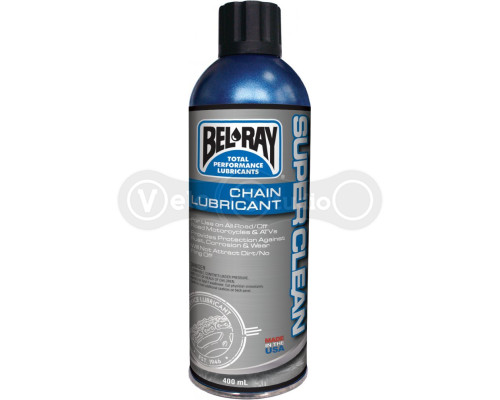 Смазка цепи Bel-Ray Super Clean Chain Lube [400мл], Wet lube