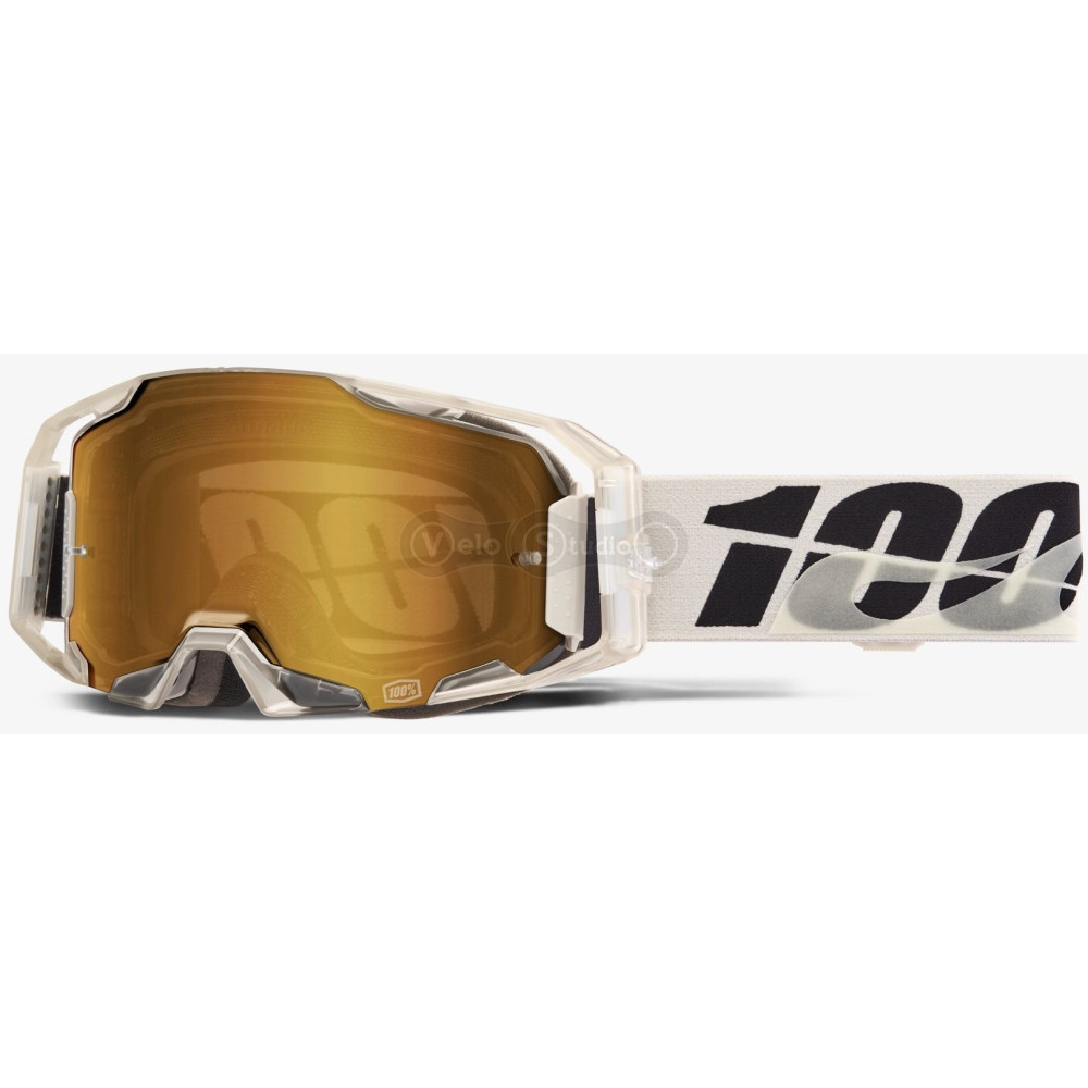 Маска 100% ARMATIC Goggle [Pitch], Mirror Gold Lens