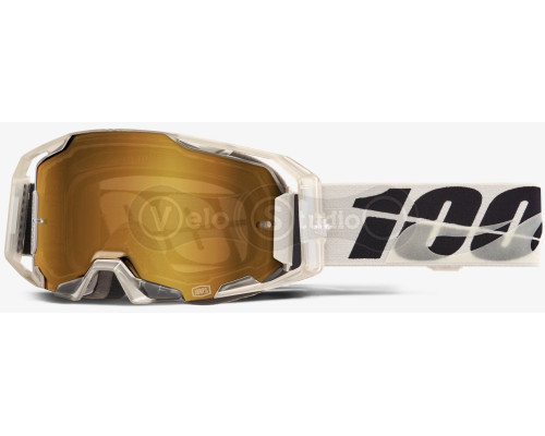 Маска 100% ARMATIC Goggle [Pitch], Mirror Gold Lens