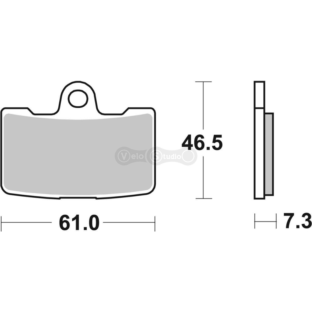Тормозные колодки SBS 856HS Performance Front Brake Pads, Sinter
