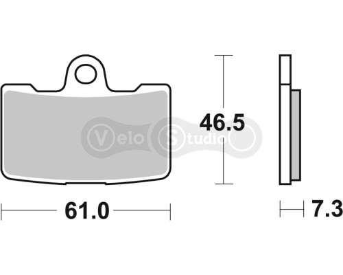 Колодки гальмівні SBS 856HS Performance Front Brake Pads, Sinter