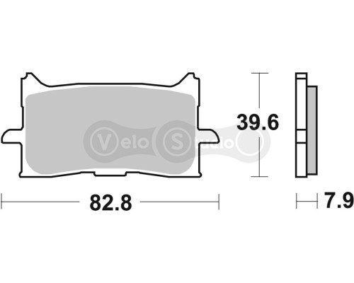 Колодки гальмівні SBS Track Days Front Brake Pads, Sinter