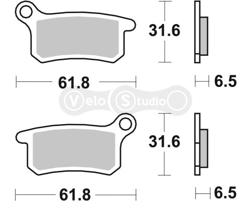 Колодки гальмівні SBS 783SI Sport Brake Pads, Sinter/Carbon