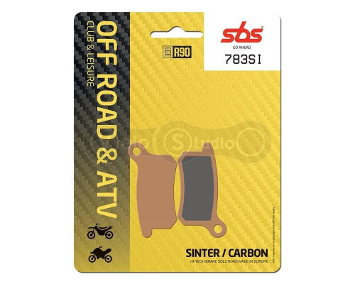 Колодки гальмівні SBS 783SI Sport Brake Pads, Sinter/Carbon