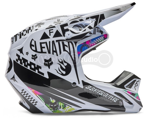 Шолом FOX V1 Mips Helmet - IMAGE COSMO [White], XS