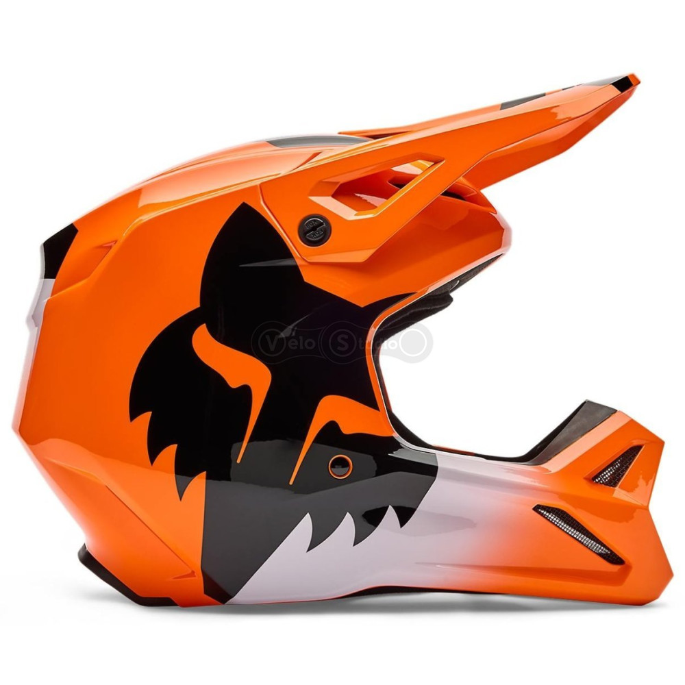 Шлем FOX V1 Mips Helmet - SHIELD [Flo Orange], XXL