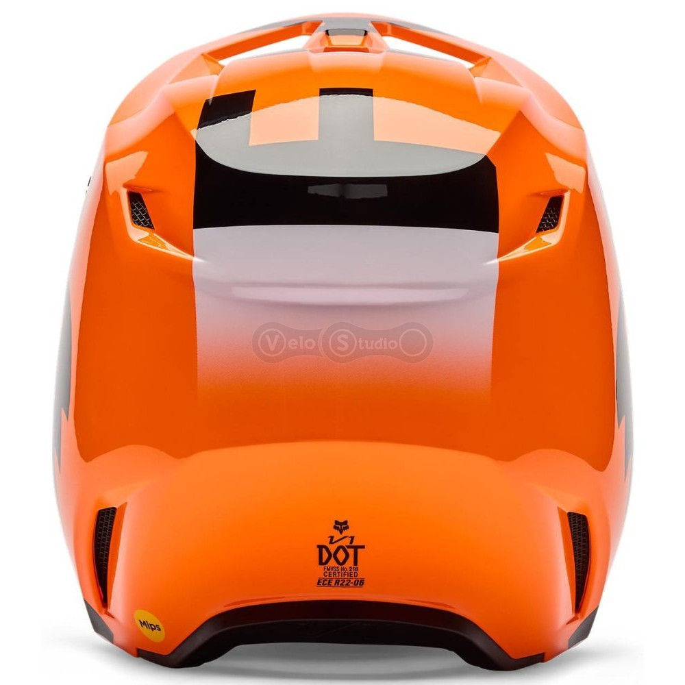 Шлем FOX V1 Mips Helmet - SHIELD [Flo Orange], XXL
