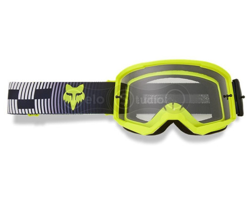 Маска FOX MAIN II Goggle - COLLECT [Grey], Clear Lens