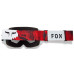 Маска FOX MAIN II SPARK Goggle - KAIROS [Fluo Red], Mirror Silver Lens