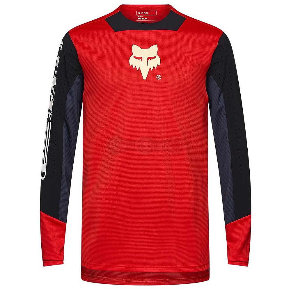 Вело джерси FOX DEFEND LS Jersey - ELEVATED [Flo Red], M
