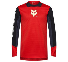 Вело джерси FOX DEFEND LS Jersey - ELEVATED [Flo Red], XXL