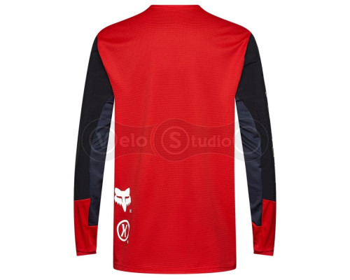 Вело джерсі FOX DEFEND LS Jersey - ELEVATED [Flo Red], M
