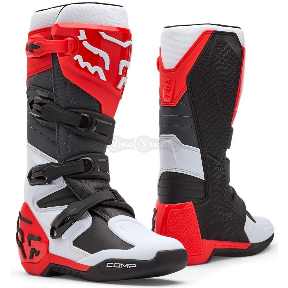 Мотоботы FOX COMP Boot [Fluo Red], US10