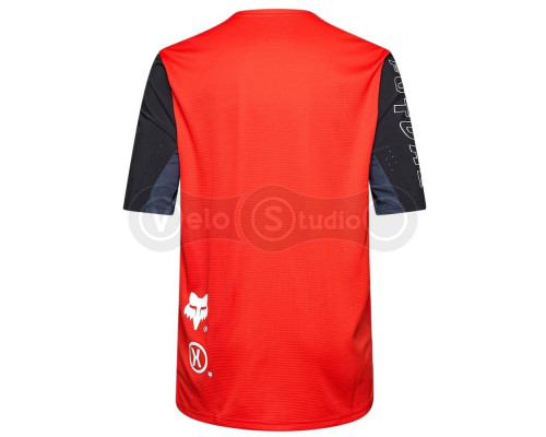 Вело джерси FOX DEFEND SS Jersey - ELEVATED [Flo Red], M