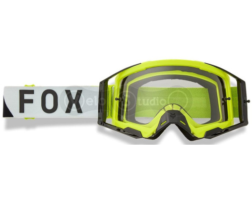 Маска FOX AIRSPACE Goggle - TINE [Flo Yellow], Grey Lens