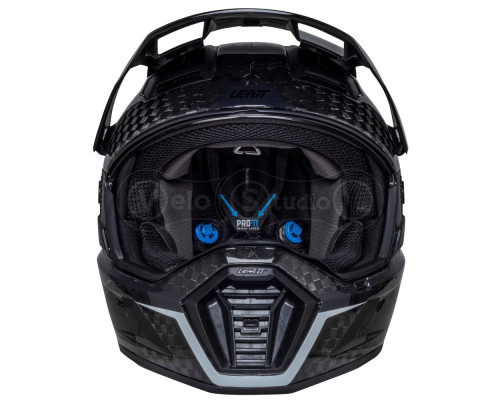Мотошлем LEATT 9.5 Adventure Helmet + Velocity 4.5 Iriz [Carbon], XL