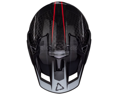 Мотошлем LEATT 9.5 Adventure Helmet + Velocity 4.5 Iriz [Carbon], XL
