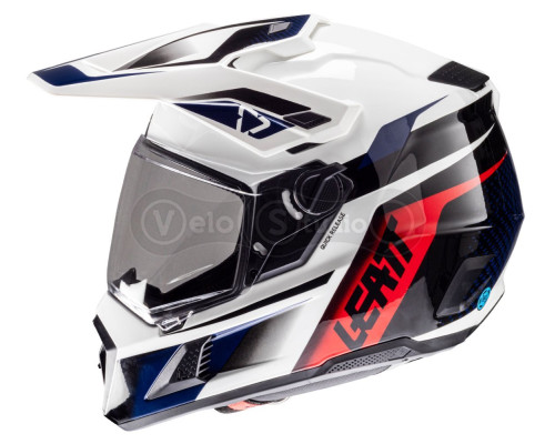 Мотошолом LEATT 8.5 Adventure Helmet + Velocity 4.5 [Royal], M