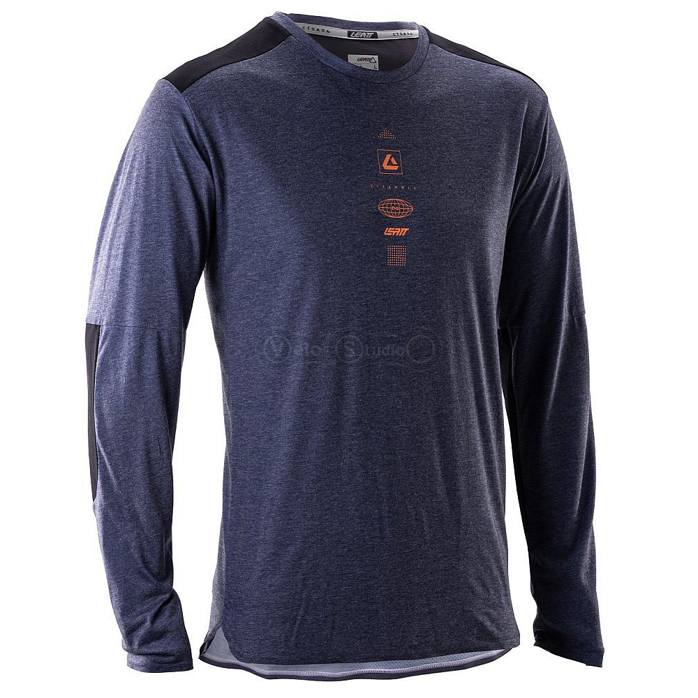 Вело джерси LEATT MTB 4.0 Trail LS Jersey [Galaxy Blue], M